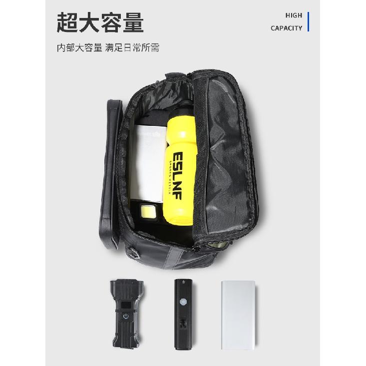 ESLNFBicycle Bag Mountain Bike Large Capacity Backseat Bag Multifunctional Rear Rack Bag Outdoor Riding Carry Bag
