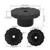 Gugxiom Steering Wheel Adapter 70mm PCD Steering Wheel Adapter Quick Release Steering Wheel Plate Adapter Steering Boss Steering Wheel (Black-2)