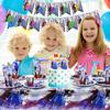 Princess Theme Decorations Banner Plate Cup Straws Tablecloth For Birthday Party