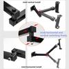 Wall Mount Tablet Cell Phone Stand Long Arm Stretchable Holder for 4-13 Inch Devices
