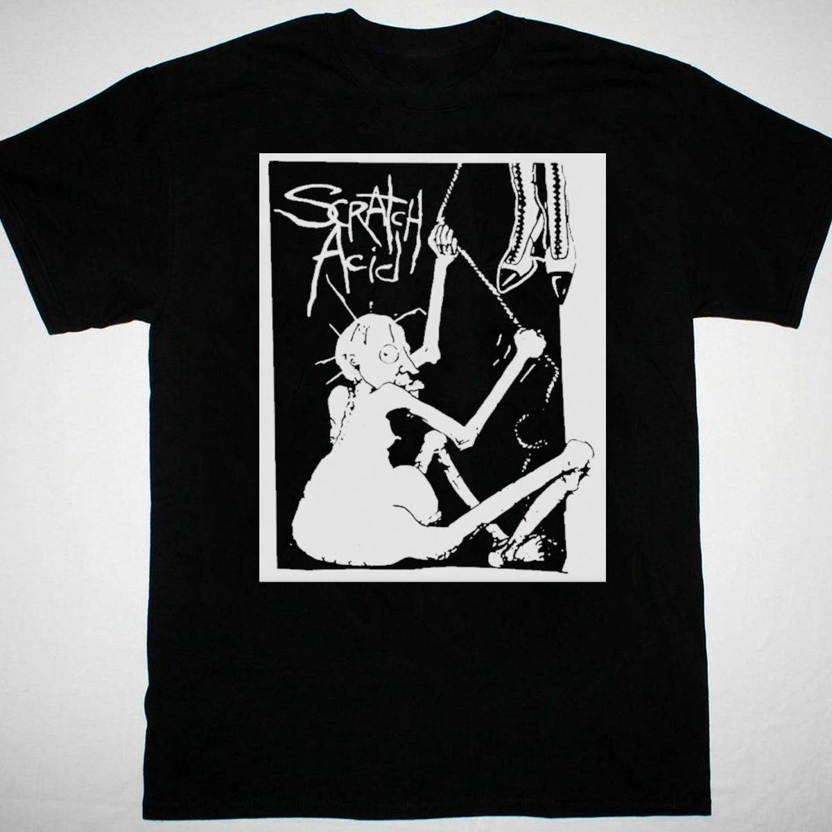 Scratch Acid album black T-shirt short sleeve All sizes 50 L