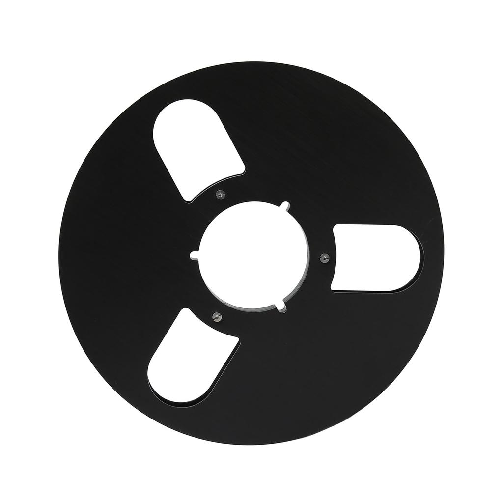 1 4 10.5 Inch Empty Reel 3 Hole Aluminum Alloy Opening Machine Parts Takeup Reel for Nab Reel To Reel Tape Recorder