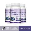 Pslalae Grape Seed Extract Capsules, Rich in Polyphenols, 400 mg Grape Seed Extract Per Serving, Suitable for Adults