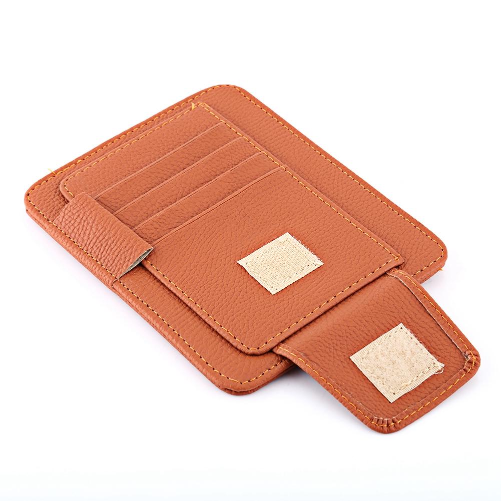 Auto Car Sun     Pouch Bag Card Storage Glasses Holder Clip Black