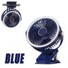 Portable Clip Fan with LED Lights Desk Fan 5 Speed Quiet Rechargeable Mini Table Fan, 360° Rotate Personal Cooling Fan for Home Office