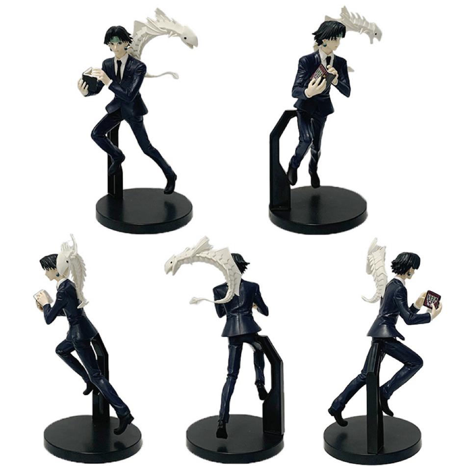15-23cm Figura de Anime Chrollo Lucilfer de Hunter x Hunter Figura de Acción Hisoka Figura de Killua Zoldyck Kurapika Modelo Coleccionable
