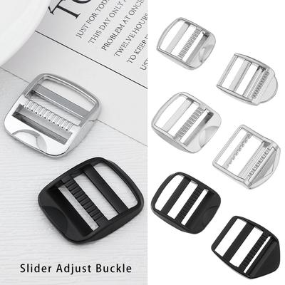 Alloy Luggage Hardware Shoulder Bag Strap Part Backpack Accessories Backpack Straps Buckle Slider Loop Slider Adjust Buckle