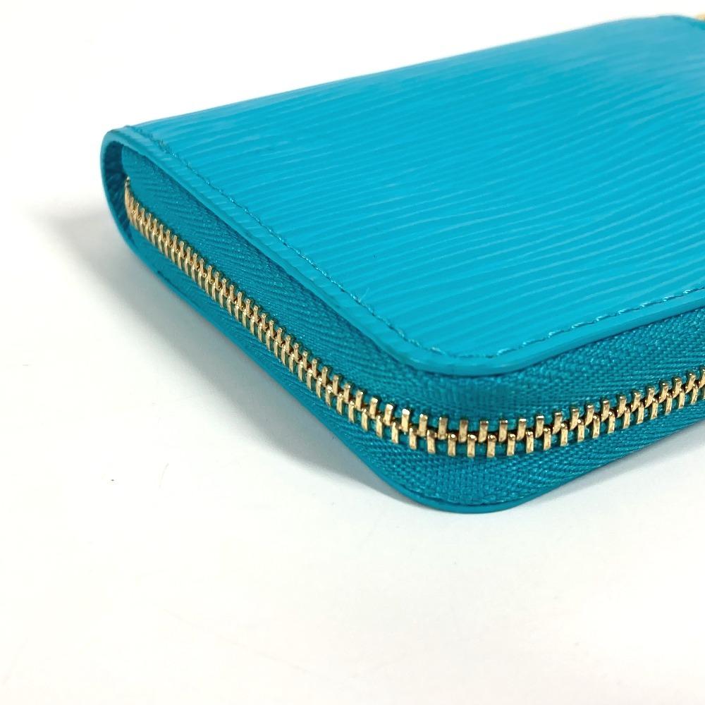 Louis Vuitton M14145 Takashi Murakami Epi zip-around coin purse Wallet blue