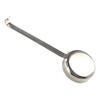 Stainless Steel Pizza Sauce Spoon Flat Bottom Serving Spoon Measuring Scoop Soup Ladle  Kitchen