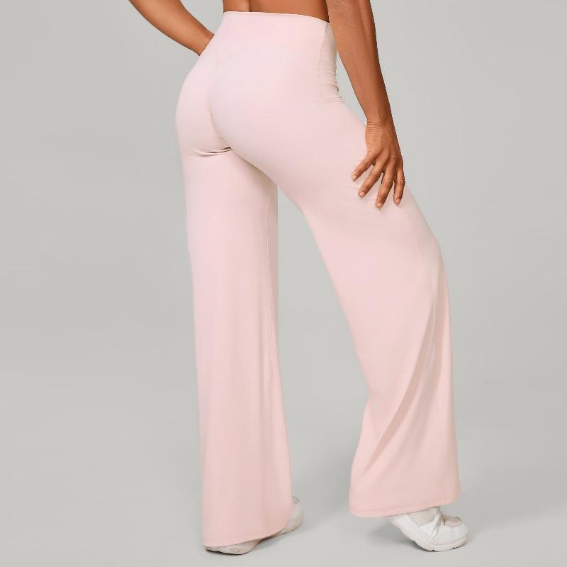 Merganser Pilates Straight Yoga Pants Versatile Loose Wide Leg Pants Running Sports Fitness Buttocks Long Pants