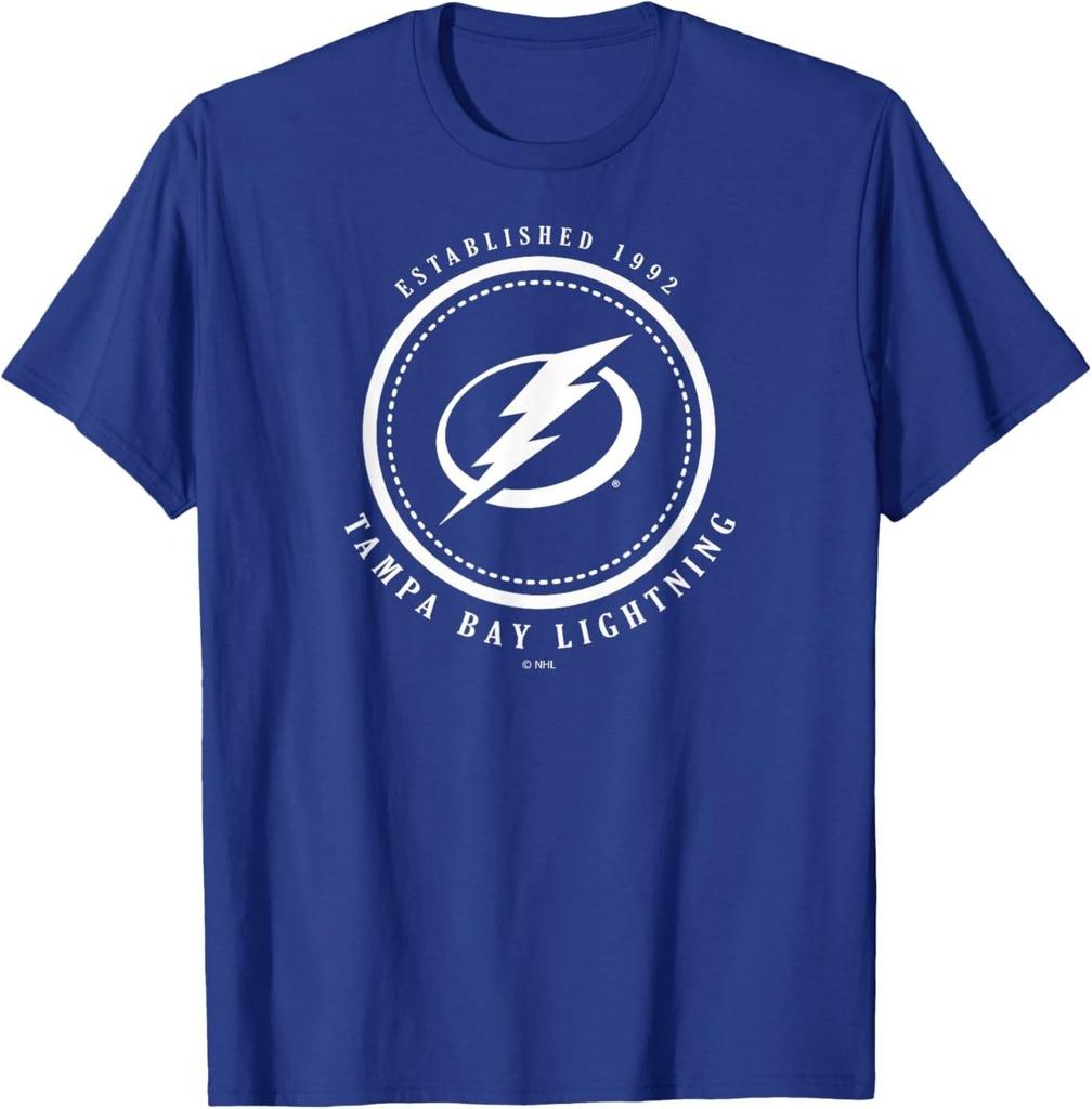 Unisex shirt Cotton Oversize Large Size Tampa Bay Lightning Est 1992 Royal Officially Licensed