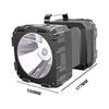 Ultra-Bright 40W Double Heads Flashlight L2+35 SMD Lamp Beads Searchlight USB Rechargeable Portable Outdoor Emergency Light