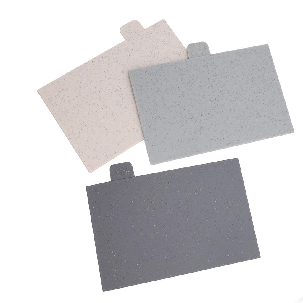 3pcs Cutting Board Smoothly Plastic Chopping Board Portable Multifunctional Vegetable Fruit Cutting