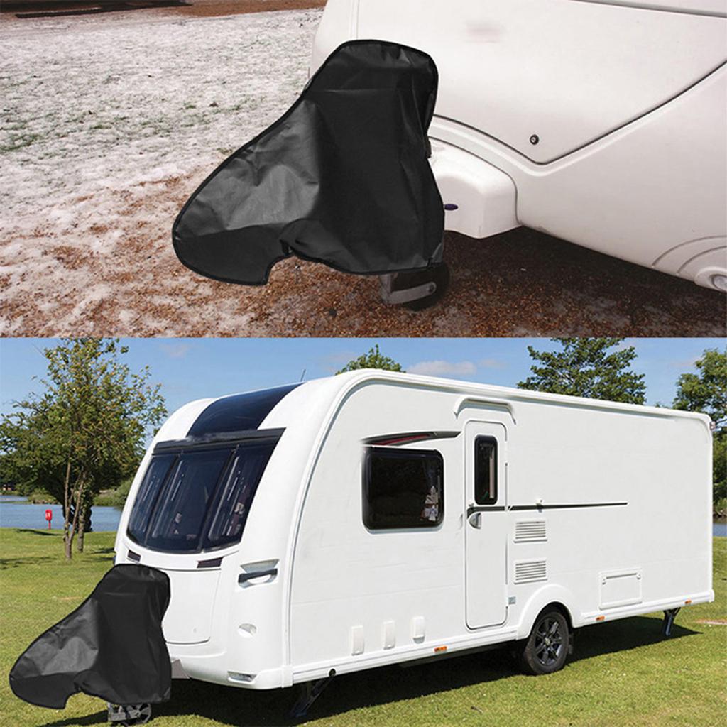 Waterproof Caravans Hitch Cover Trailer Tow Ball Coupling Lock Breathable Dust Rain Snow Dustproof Protector
