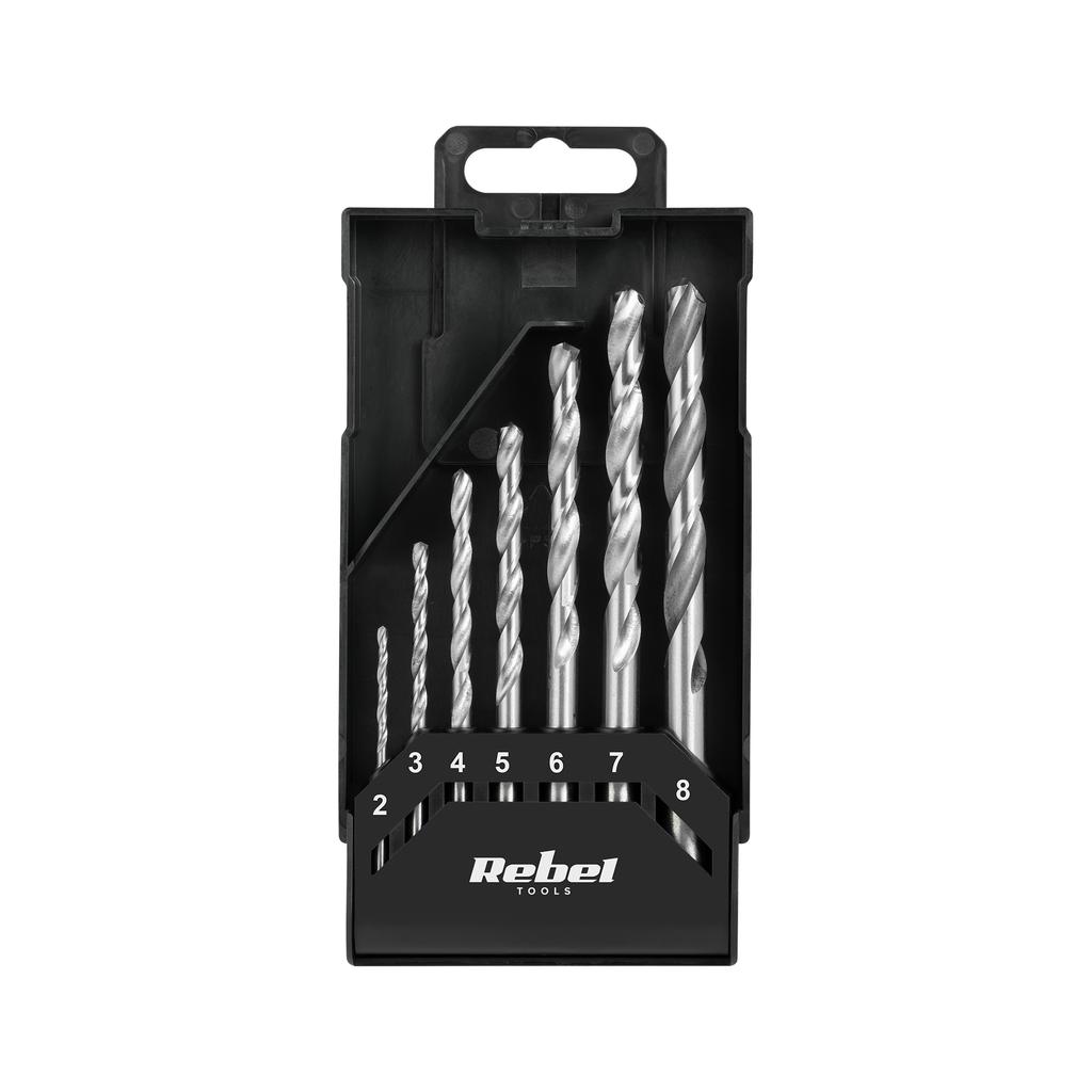 Rebel 7-piece metal drill bit set