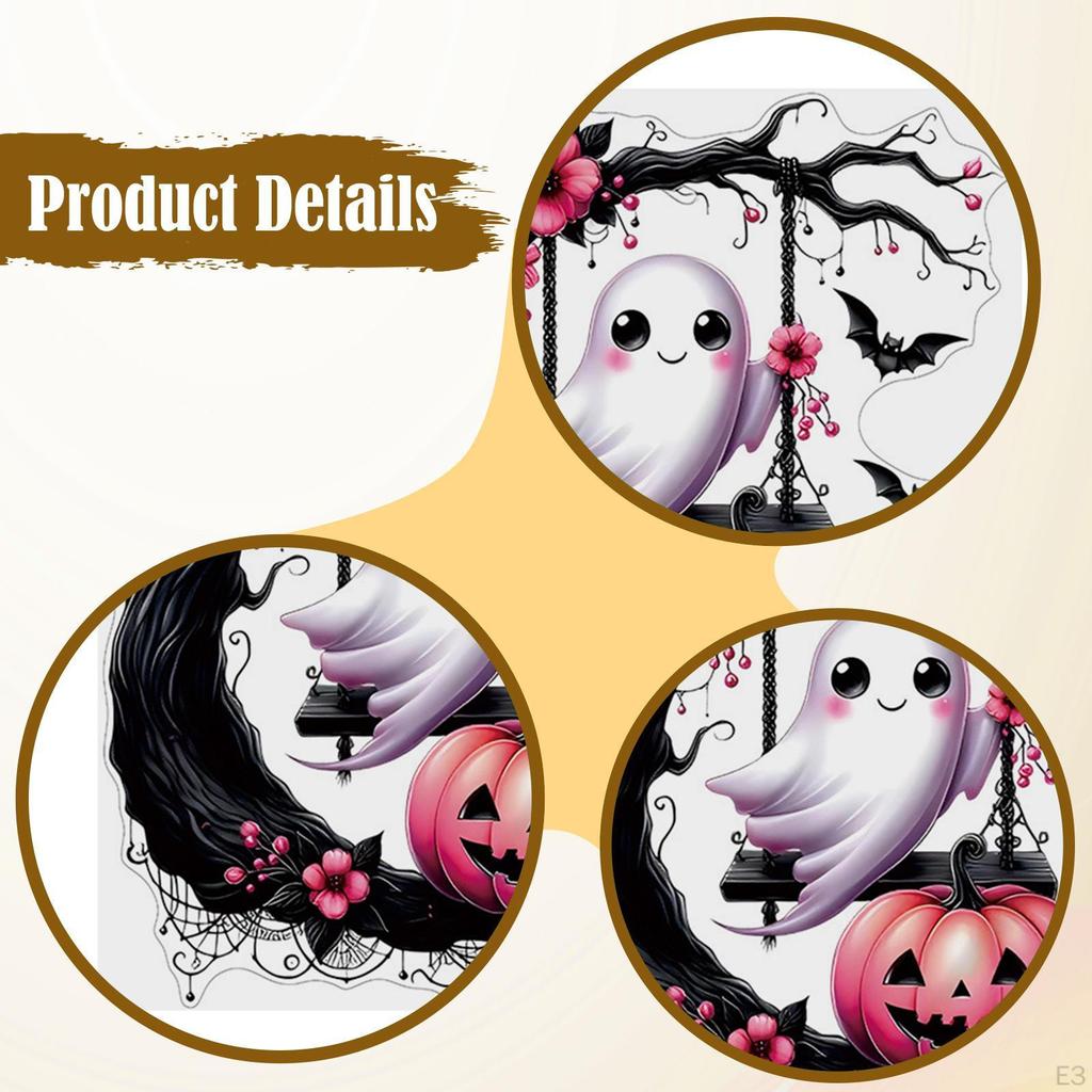 Halloween Wall Stickers Scary Party Favors, Spooky Decorations Decor for