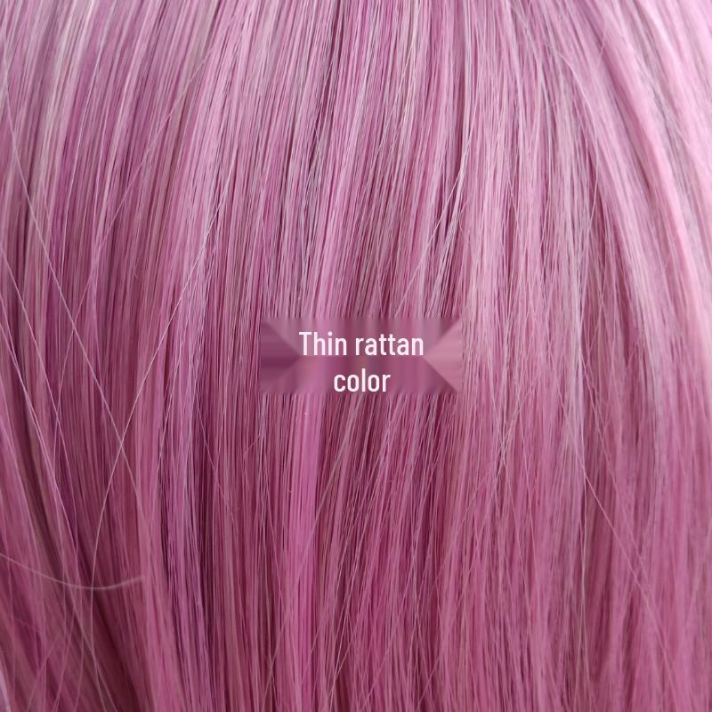 

Парик средней длины черный с челкой - Синтетическое волокно, Длинные прямые волосы для женщин