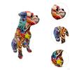 Hundfigur Skulptur för Hem Mittpunkt Dekoration