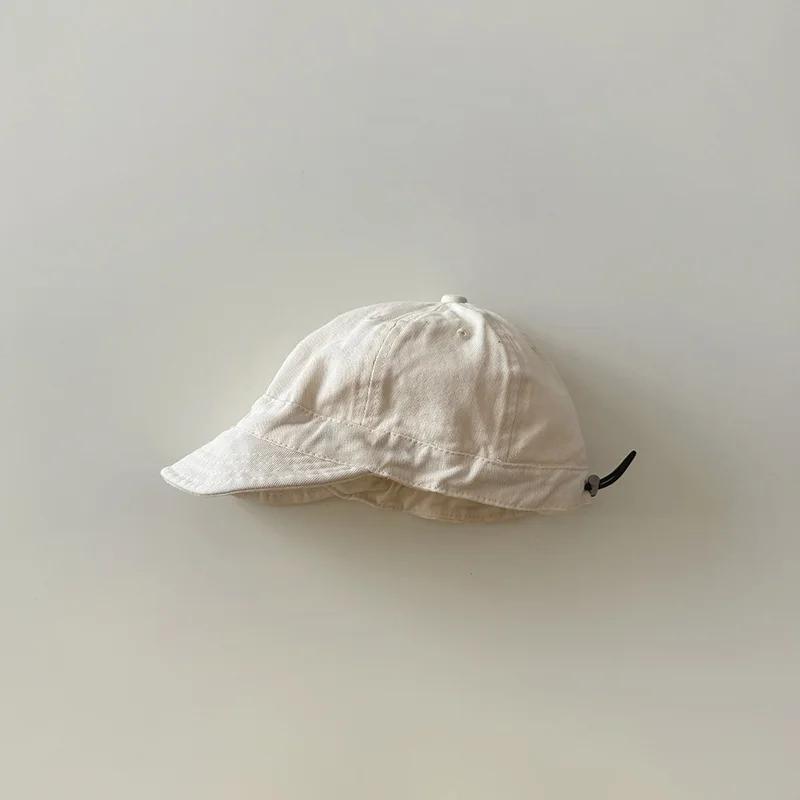 Frühling Sommer Baby Baseballkappe Einfarbige Baby Jungen Mädchen Schirmmütze Weicher Kleinkind Kinder Sonnenschutz Visier