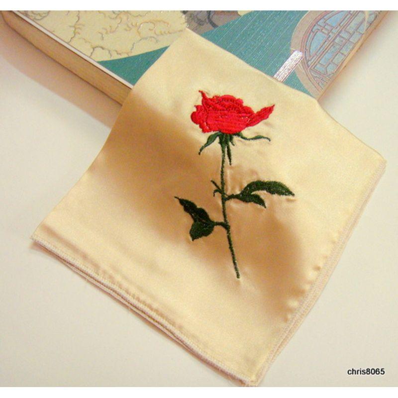 

Embroider Handkerchief, Rose