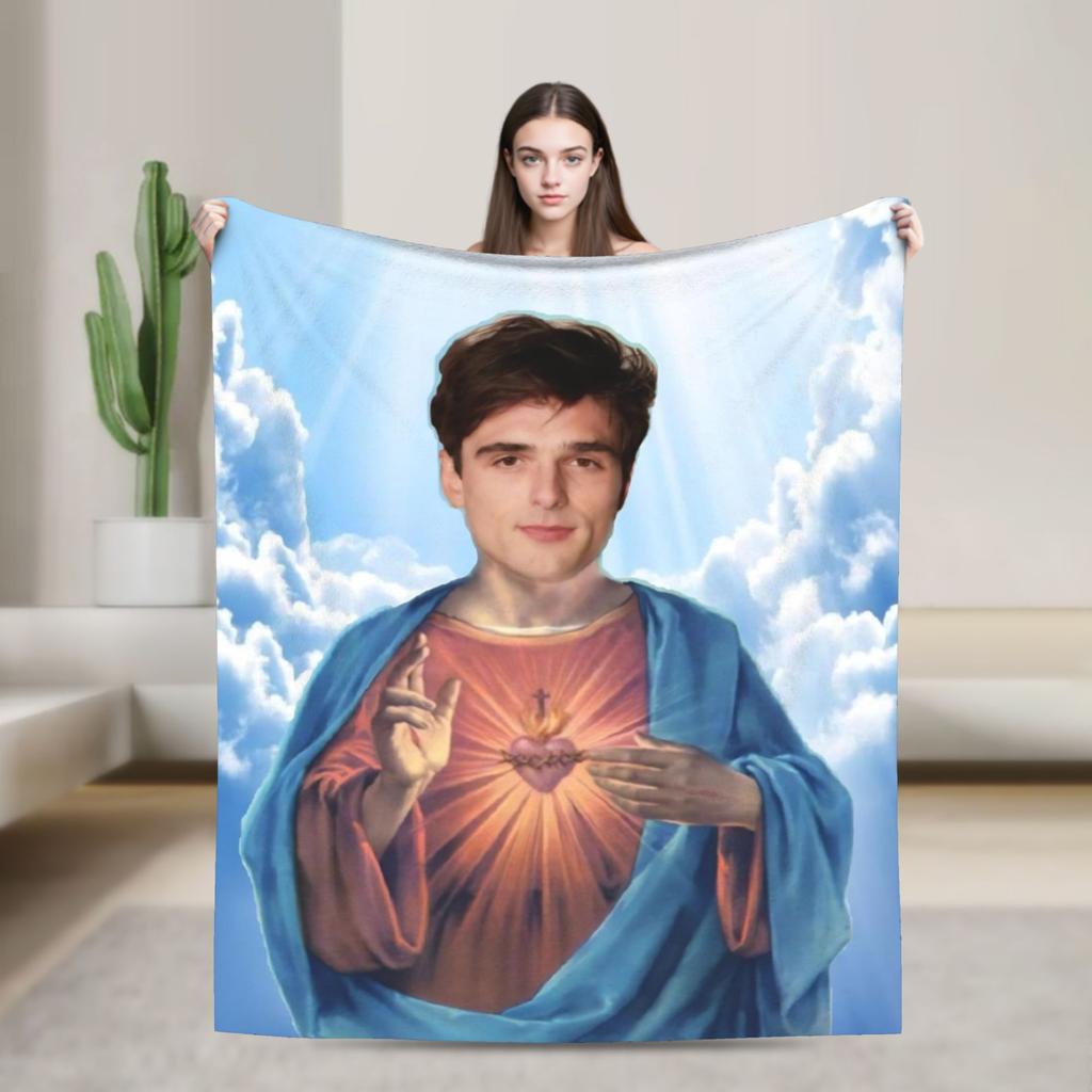 Jacob Elordi Attore Accessori Coperta Super Morbida Calda Coperte Plaid per Soggiorno 50x60 Pollici Plaid Multidimensionale
