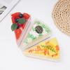 Modello Espositore Dessert Gelatina Budino Triangolare Mousse Torta Fragola Mango Francese