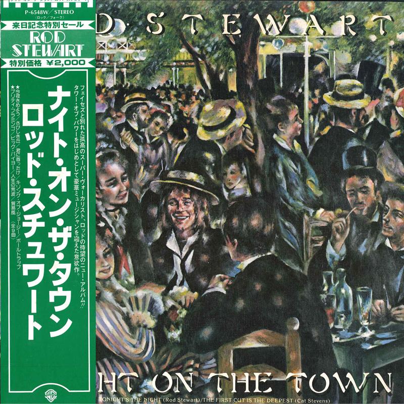 

LP Record ROD STEWART - A Night On The Town P6548W WARNER BROS 1981 Japan Rock Used