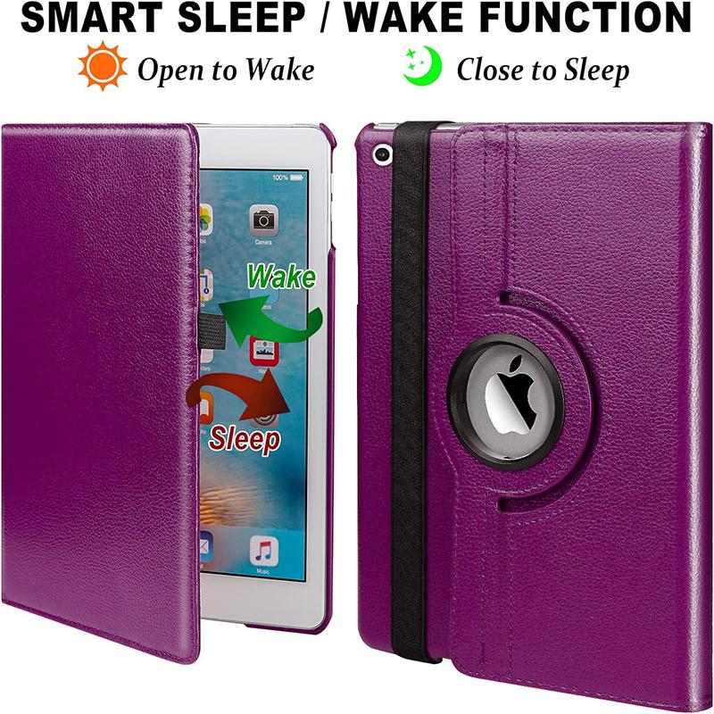 For iPad 10th 11th 12th A19 Gen Case 7 8 9th 10.2 iPad A16 11th Pro11 M4 Air11 Air 5 4 3 5th 6th 9.7 360 Rotating Case