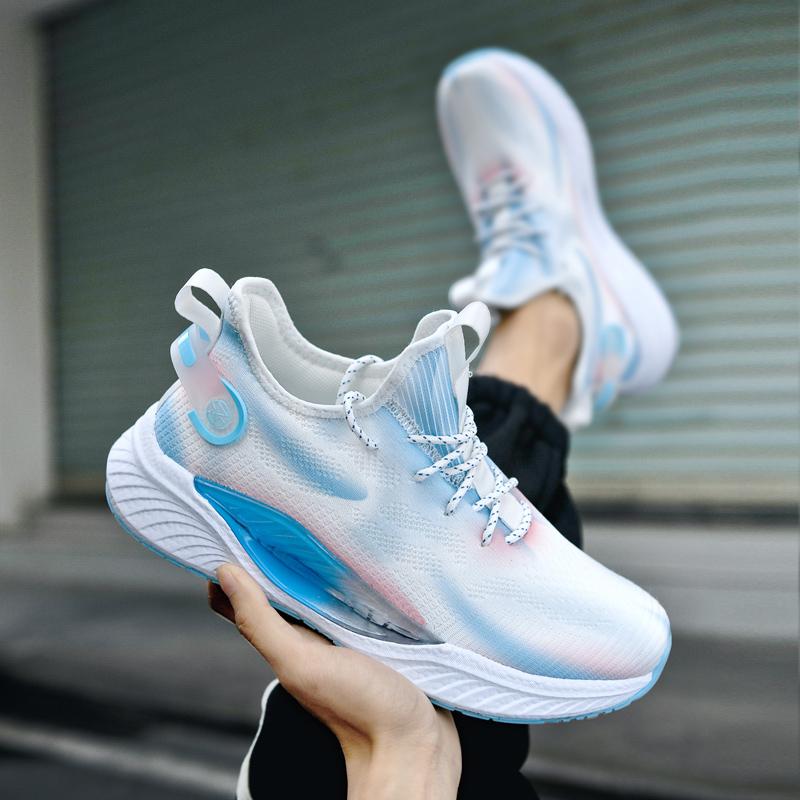 Уличные туфли мужские повседневные спортивные кроссовки хорошего качества на платформе — фото 6