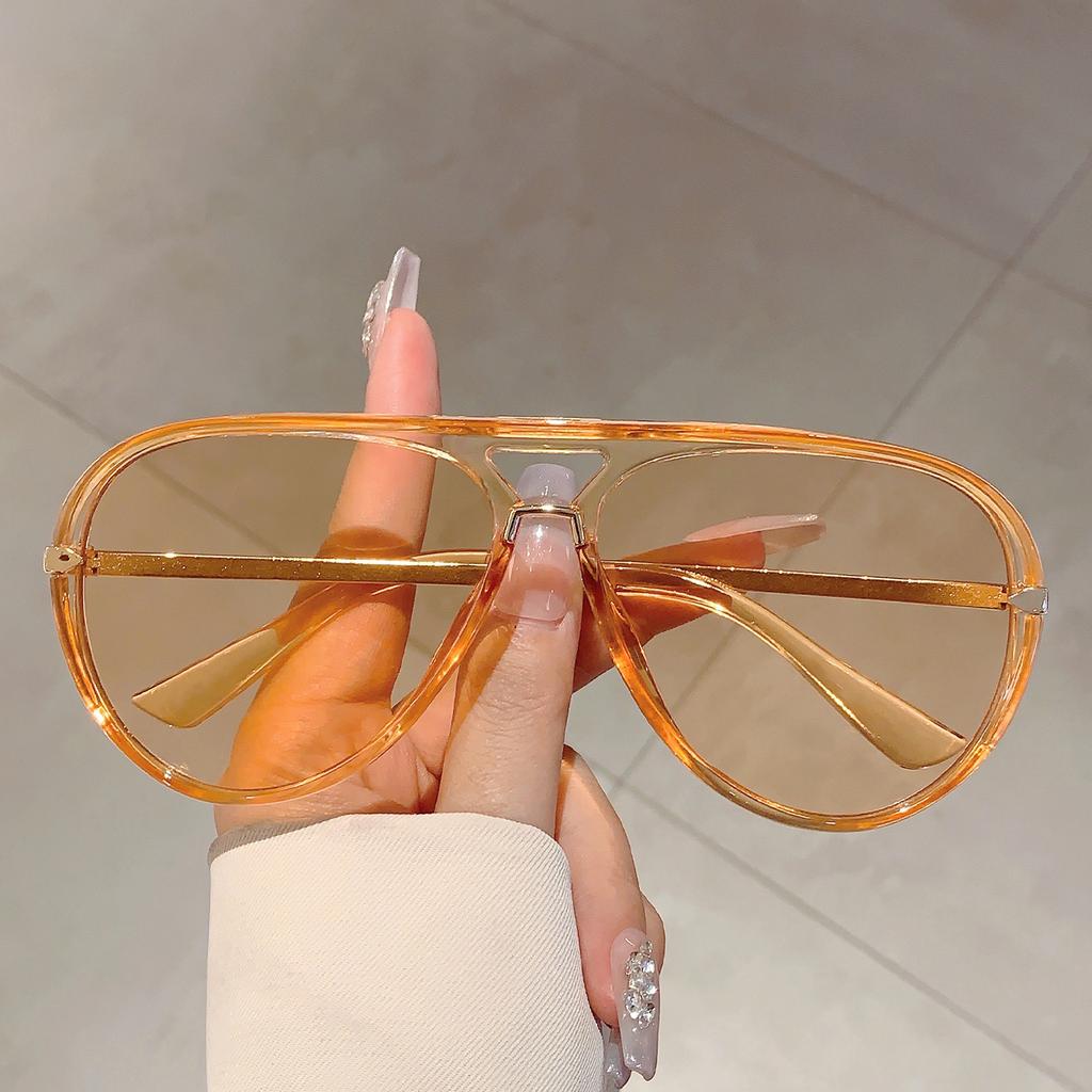 Fashion Pilot Design Shades Luxury Metal Decoration Women Sunglasses Men's Brand Sun Glasses for Travelling Hiking