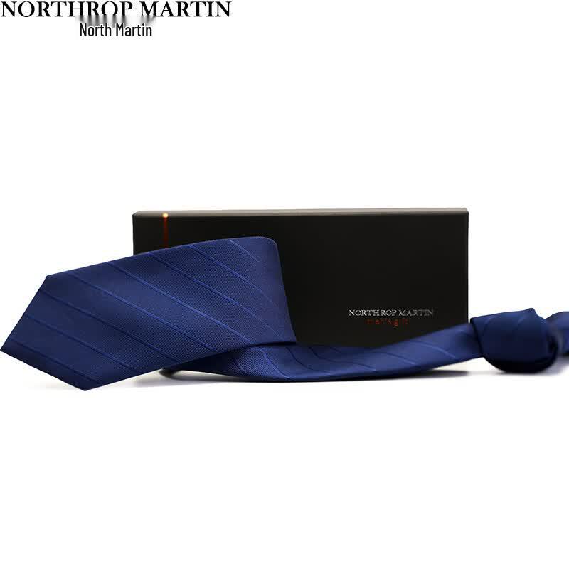 North Martin Men's Premium 100% Mulberry Silk Tie