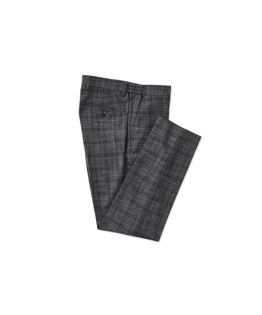 STCO Urban Comfort Glen Check Slacks Grey (Tapered Fit)_Spaua02Tcg