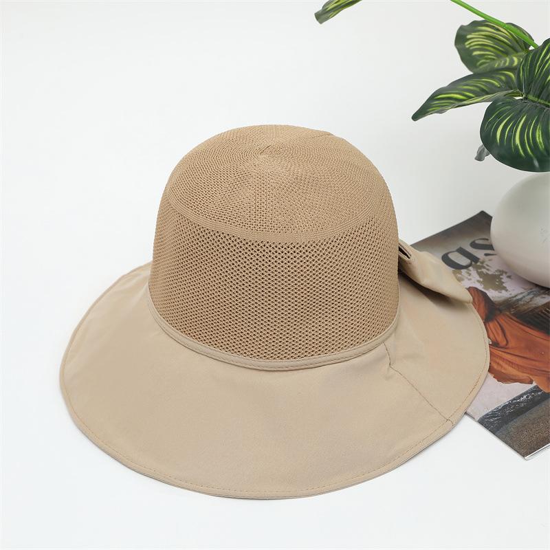 Denim Washed Vintage Fisherman Hat Womens Spring Sunshade With Brim Wide