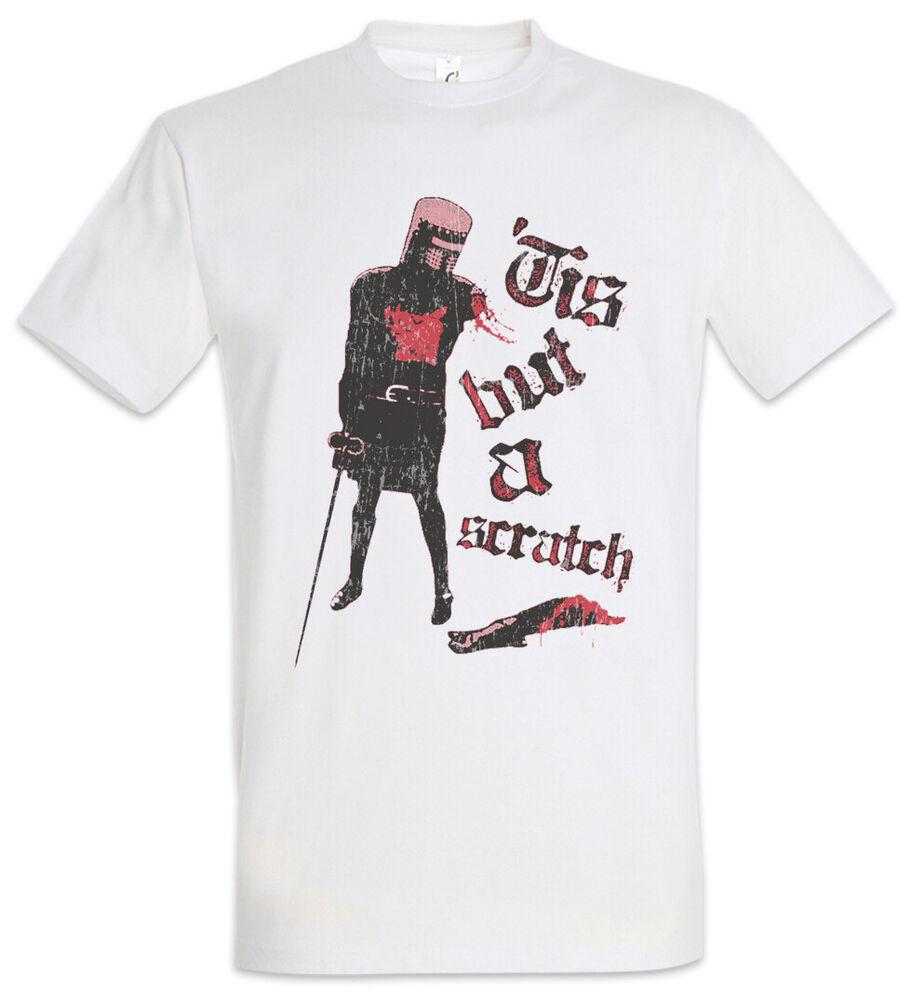 Tis But A Scratch T-Shirt Monty Fun TV Python Black and the Holy Kinght Grail
