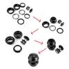 1 Set 34mm Bike Headset with Top Cover Threadless Aluminum Alloy High Precision