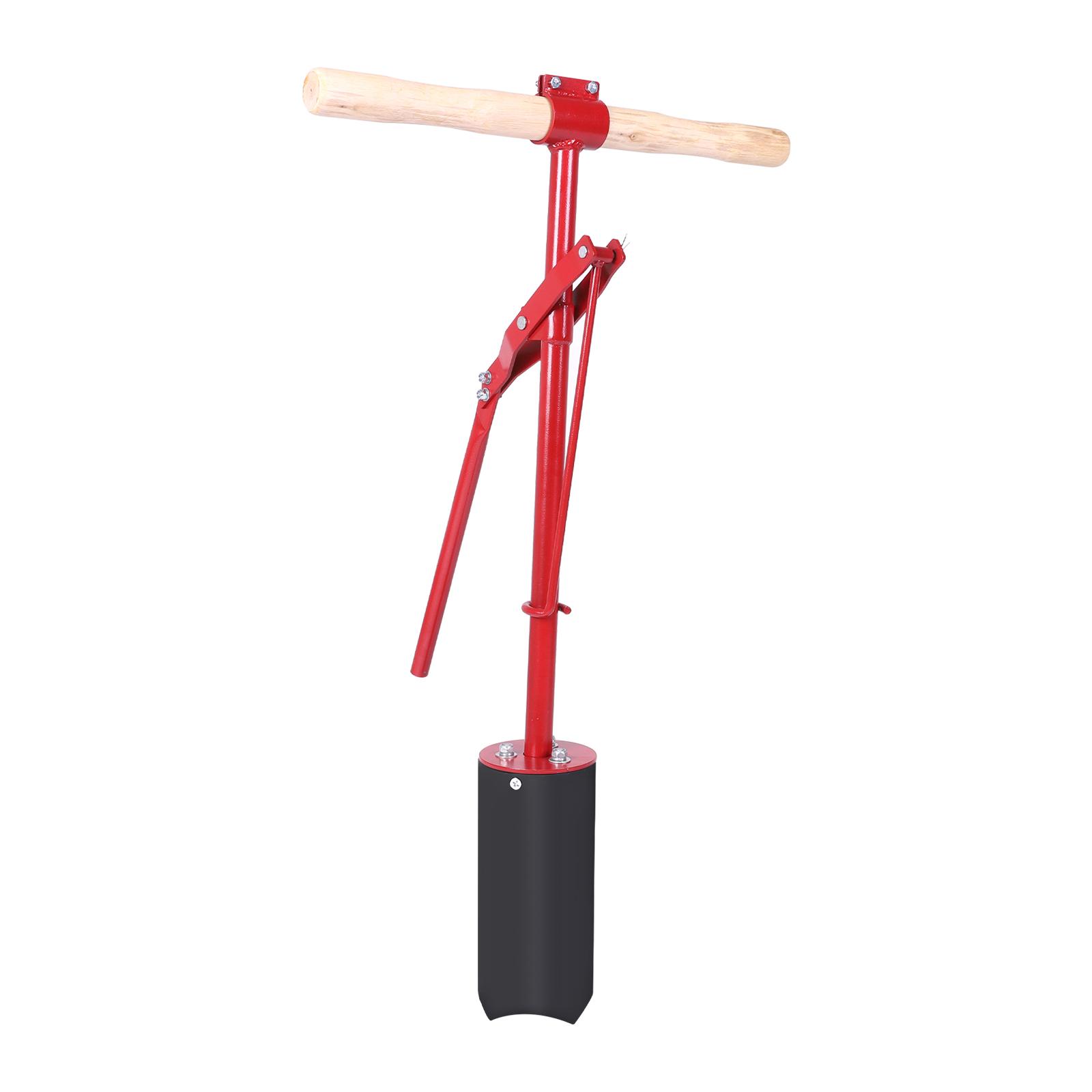 Manual Golf Hole Cutter Digger Multi-Purpose Outdoor Golf Course Hole Dig Machine Metal Golf Course Accessories Plugger Tool красный