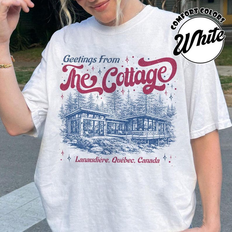 

Heated Rivalry Coming To The Cottage Comfort Colors TShirt Hockey RoUnisexce Book Movie Fans Tee S