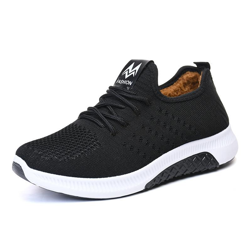 Scarpe di stoffa, Scarpe di cotone, Scarpe in pile e cotone imbottito, Scarpe casual da infilare