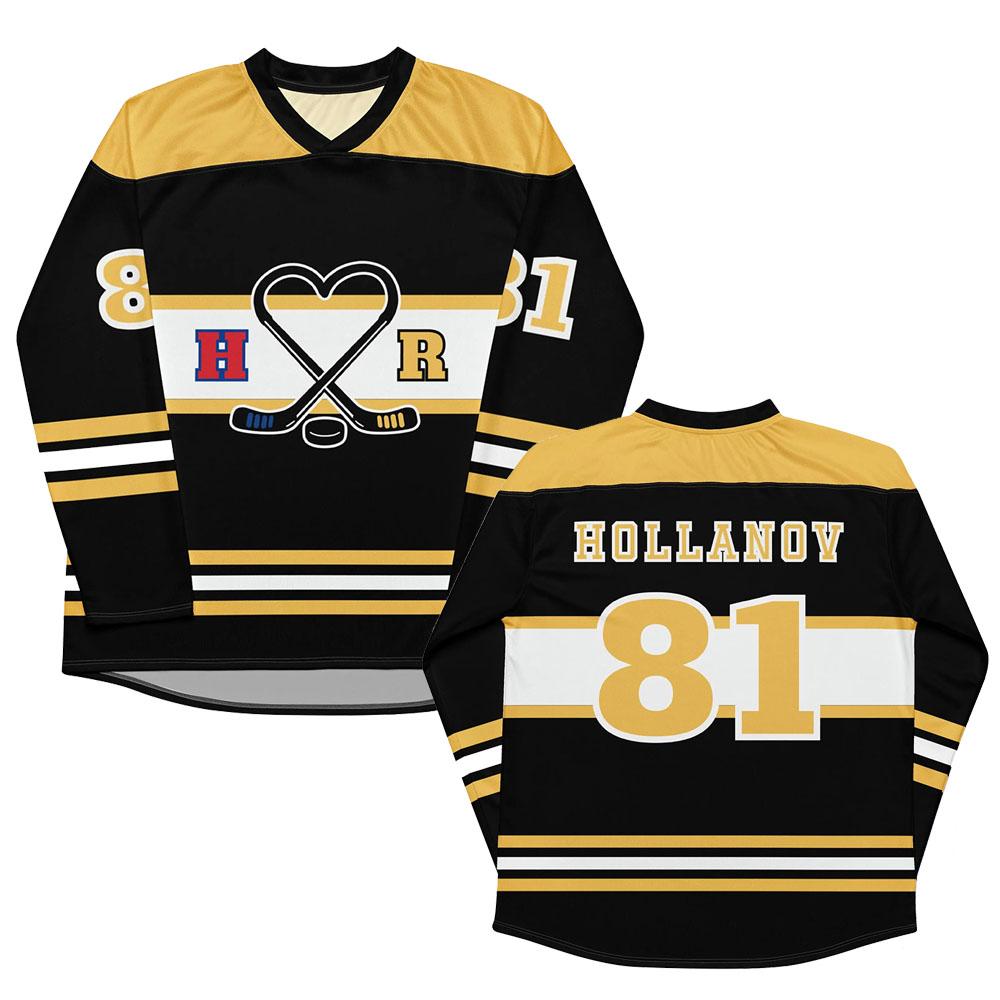 Rivalidade Aquecida Llya Rozanov 81 Bos Raiders Camisa Masculina/Feminina Mangas Longas Camisetas Soltas Casuais Unissex Streetwear Camisas com Impressão 3D