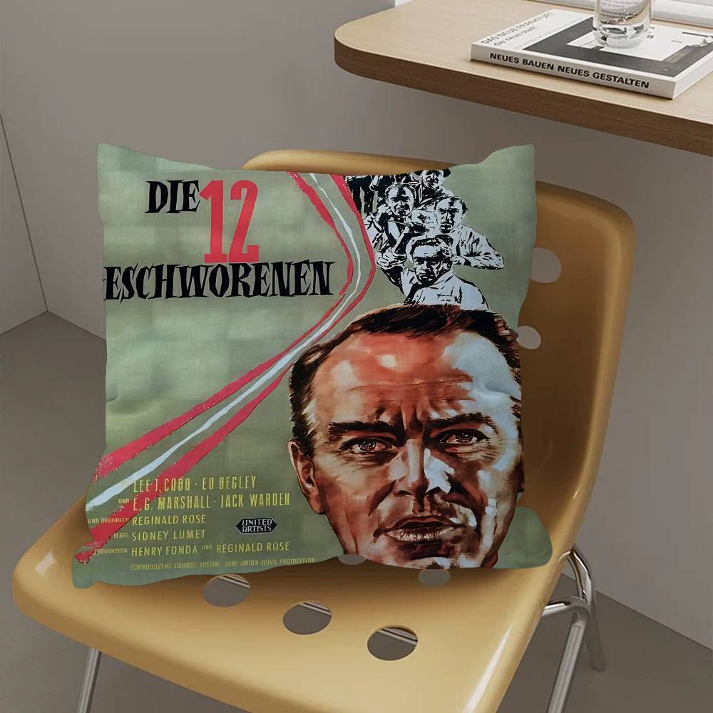 12 Angry Men Movie Stitch Lucky Dragon Pillow Cover Sofa Cushion Cover Home Room Decoration Children Gift