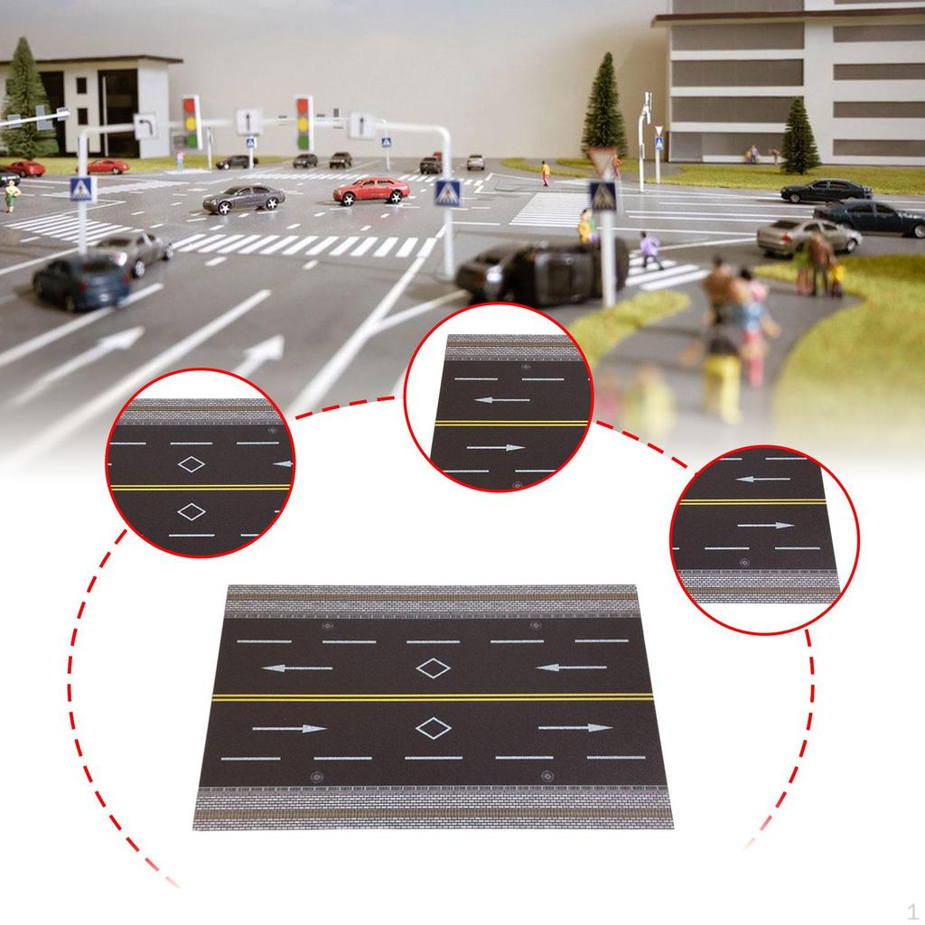 1/64 Highway Scene Model Diecast Car Garage Pad Diorama,Background,Nonslip,Layout, Scene,Parking Lot