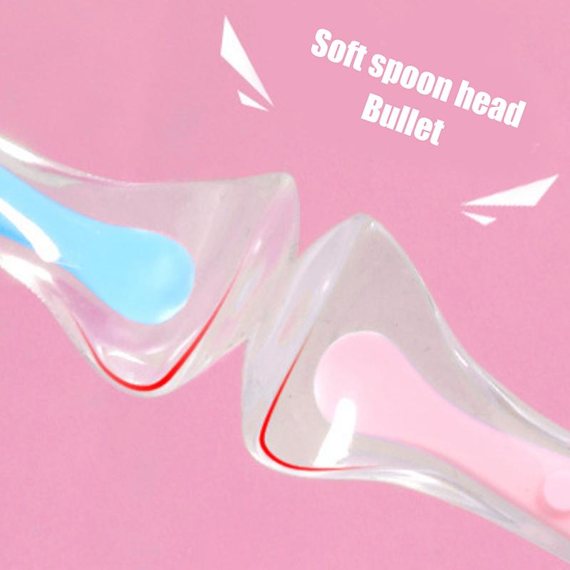 1 Piece Training Feeding Spoons Baby Silicone Soft Spoon For Children Kids Infants Temperature Sensing