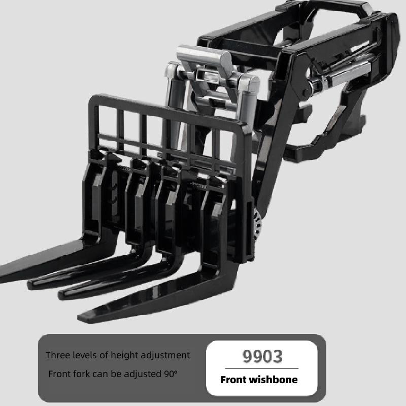 2.4g Alloy Rc Farmer Engineering Tractor Toy For 4-6 Years Kids