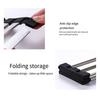 Foldable Sink Drying Rack Detachable Metal Tube Drying Rack with Silicone Cuttable Edge Dish Drying Rack for Kitchen Countertop