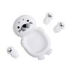 Cute Otter Family Bath Toys Set Soft Water Play Animals for Kids Mother Otter And Baby Otters Toy Fun Otter Swimming Toy