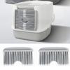 A  Pair Hanging Self Cleaning Hair Catcher Grey Cat Litter Box Floating Fur Brush Door  Cat Door