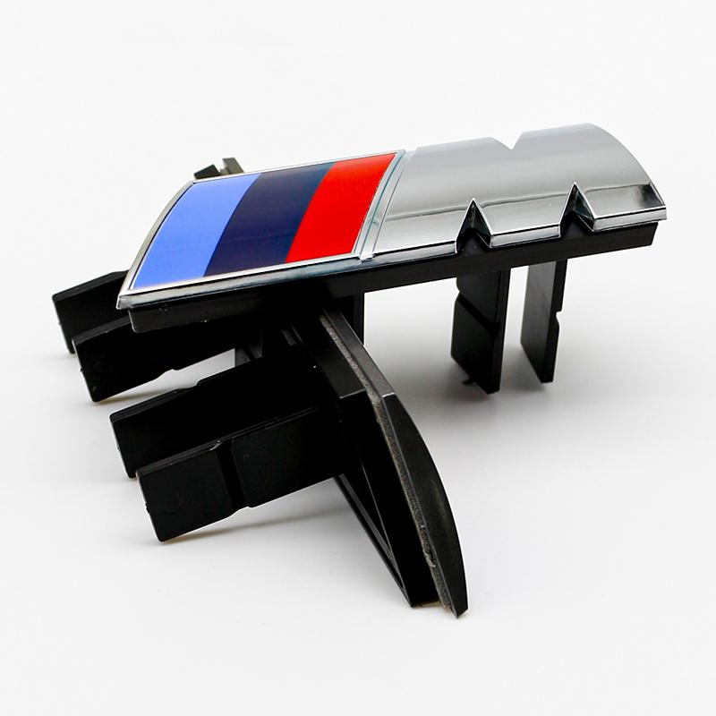 ABS 3D Car Front Grille Badge Emblem For BMW M Logo X1 X2 X3 X4 X5 X6 F48 G01 E84 E83 F39 F10 F30 G11 G07 G86 G80 G60 E60 E46