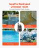 690W Submersible Sump Pump, 17500 L/H, PP-GF20 Submersible Sewage Dirty Clean Water Pump with Automatic Float Switch, Long Cord, 9M Max Lift, for
