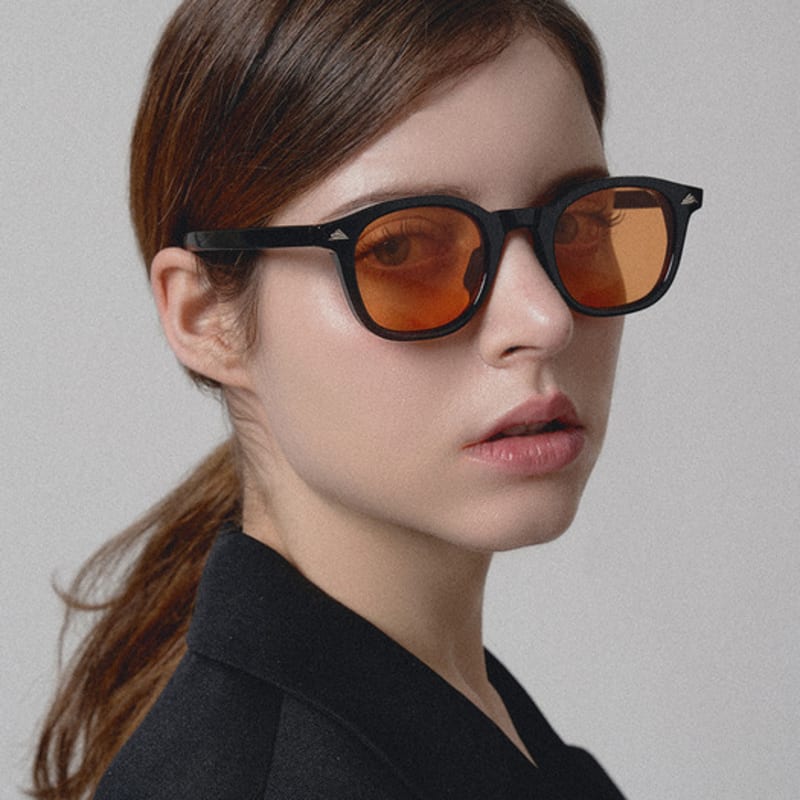 

RECLOW YLeen BLACK SUNGLASS ORANGE FREE