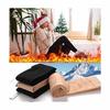2PCS Femmes Nude Jambes Polaire Chaud Extensible Collant en Molleton Résistant Bas Beige Leggings Taille Haute Imperméable(L-XL)
